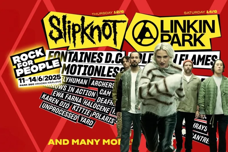 Dvě vstupenky na sobotní Linkin Park - Rock for People 2025