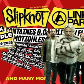 Dvě vstupenky na sobotní Linkin Park - Rock for People 2025